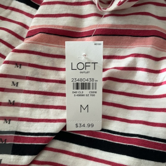 Striped Loft 3/4 Sleeve Top! - Picture 7 of 7